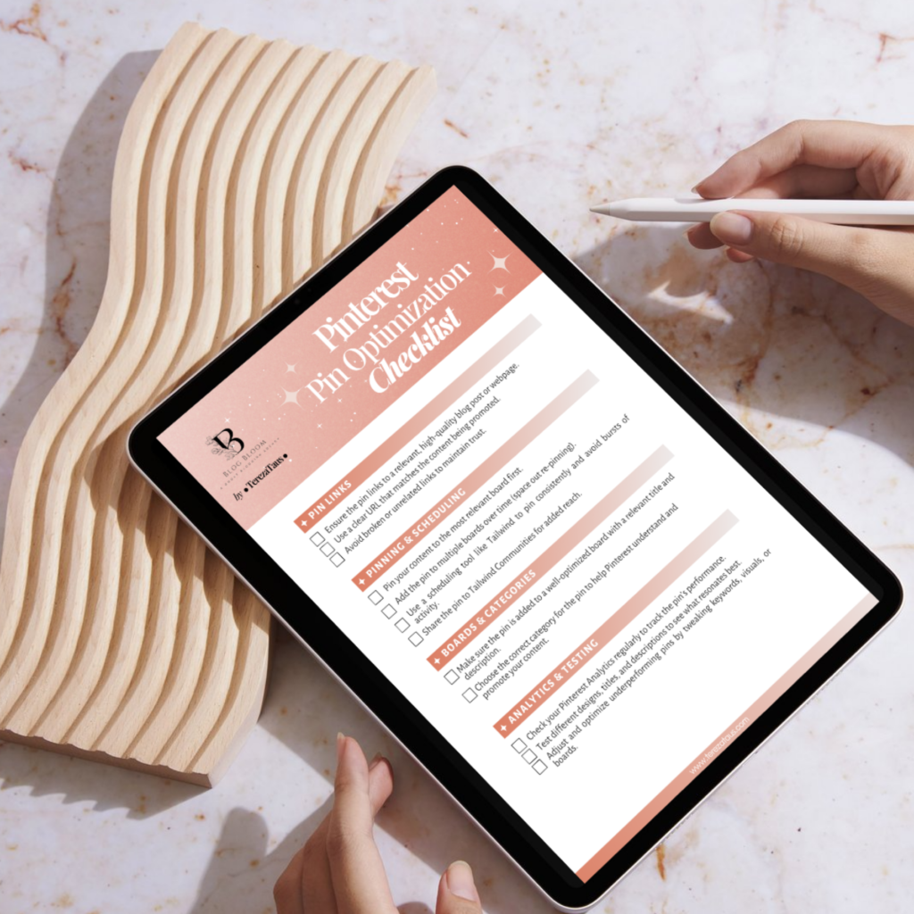 Pinterest Pin Optimization Checklist