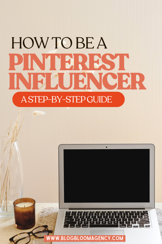 how to be a pinterest influencer pin image