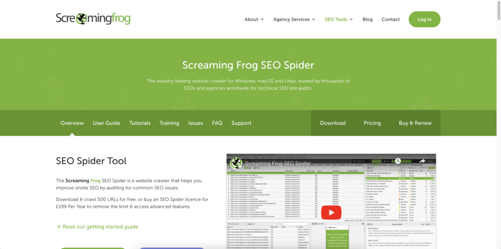 screaming frog