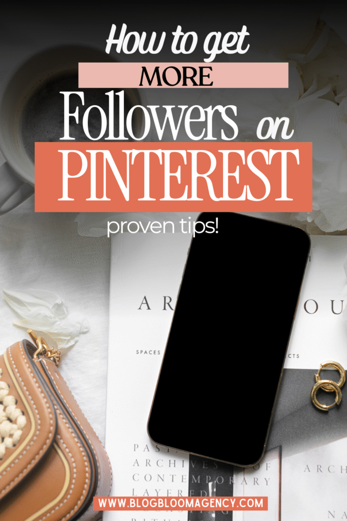 how to get more followers on pinterest pin image