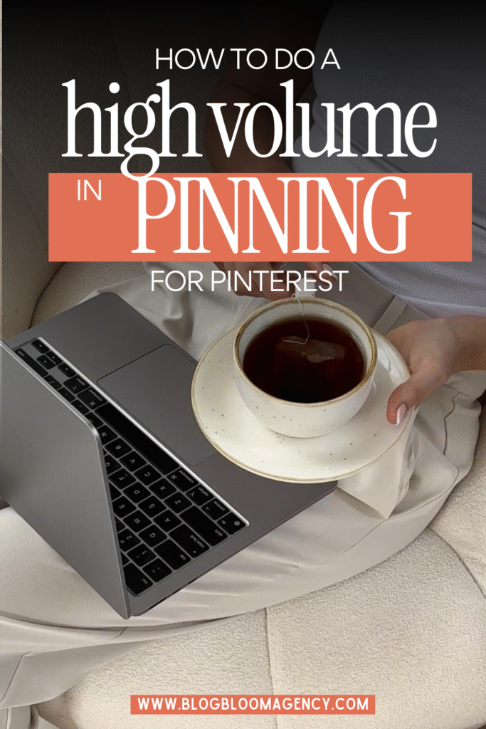 How to do high volume pinning pinterest image