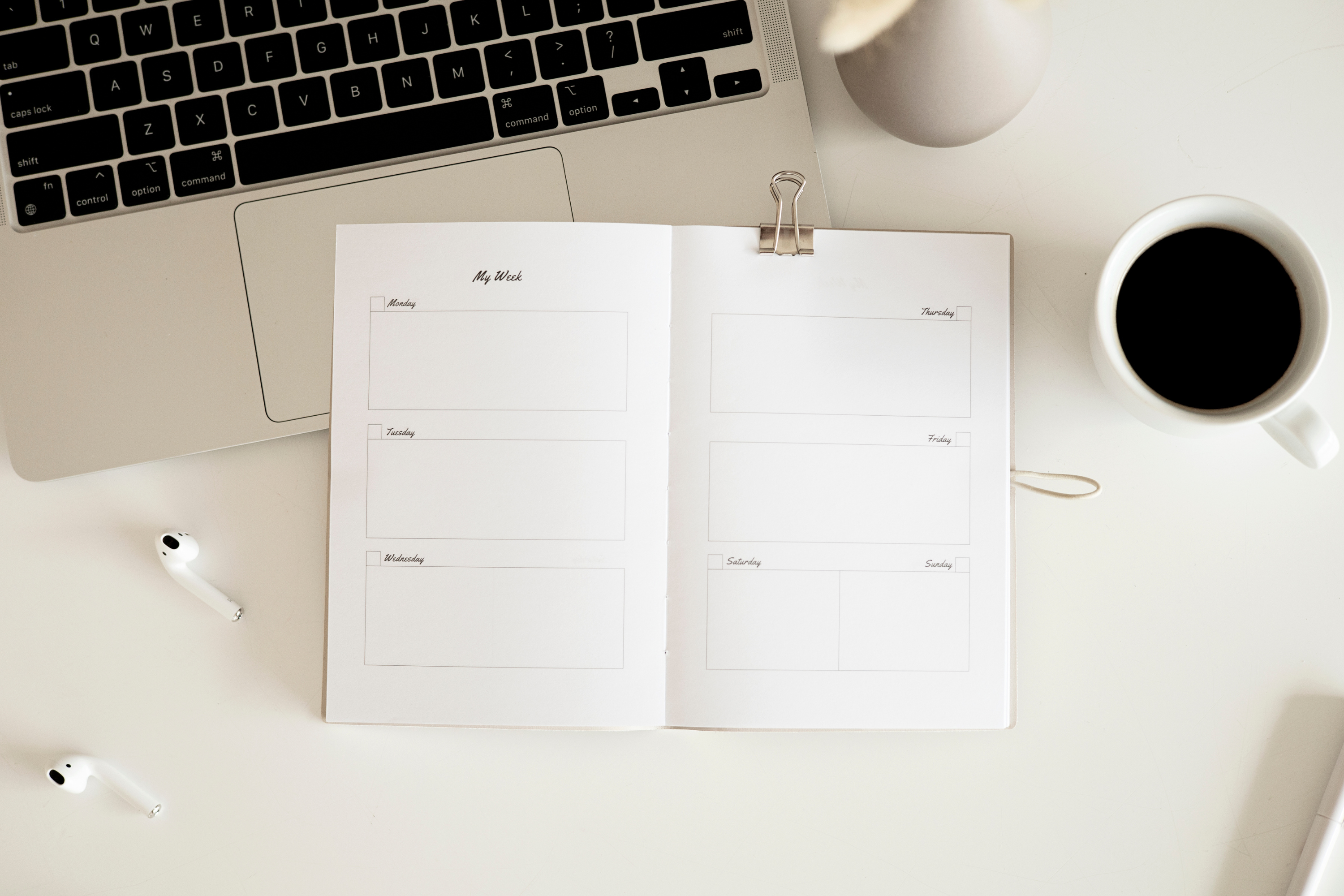 a notes on the laptop 