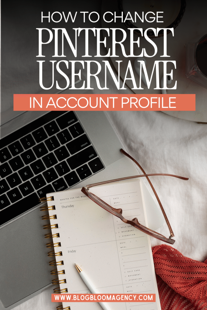 how to change pinterest username pin image